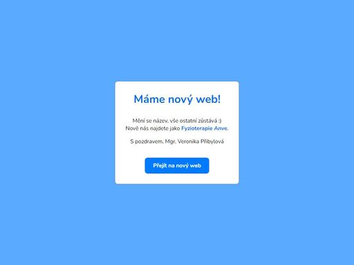 fyzioterapie a masáže v centru českých budějovic. nabízíme individuální fyzioterapii, fyzio-masáže, skupinové cvičení i mobilní terapii u vás doma. profesionální péče a osobní přístup je samozřejmostí.