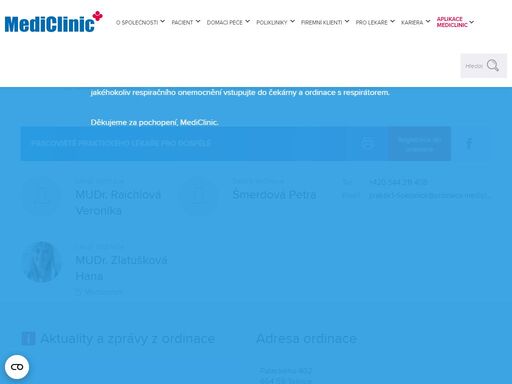 ordinace lékaře mudr. raichlová veronika 