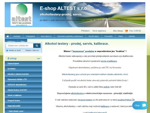 alkohol tester prodej a servis alkoholtesterů.