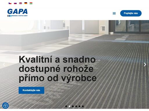 gapa mb, s.r.o. - rohože a čistící zóny. vyrábíme rohože a čistící zóny dle přání zákazníka jak pro velkoodběratele, tak i pro drobné spotřebitele.