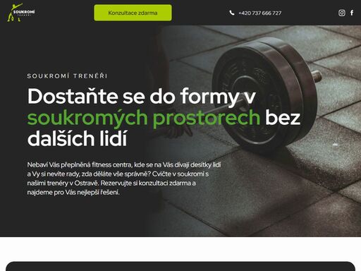 pomůžeme vám zhubnout, nabrat svaly nebo zlepšit kondici v našich soukromých fitness prostorech. zarezervujte si termín první konzultace zdarma.