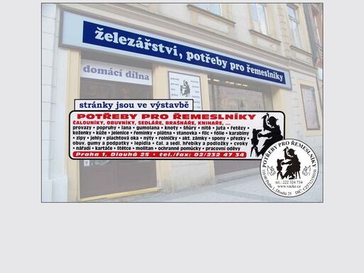 železářství, potřeby pro řemeslníky