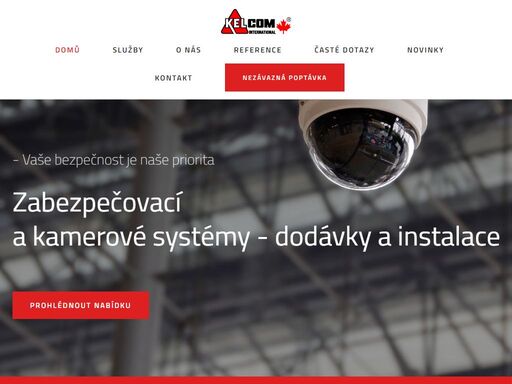 poplachové a zabezpečovací systémy - alarmy, kamerové systémy, požární signalizace, domovní telefony a další služby. postaráme se o vaše bezpečí.