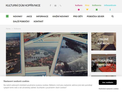 kulturní portál města kopřivnice – koncerty, divadlo, knihovna, informační centrum...