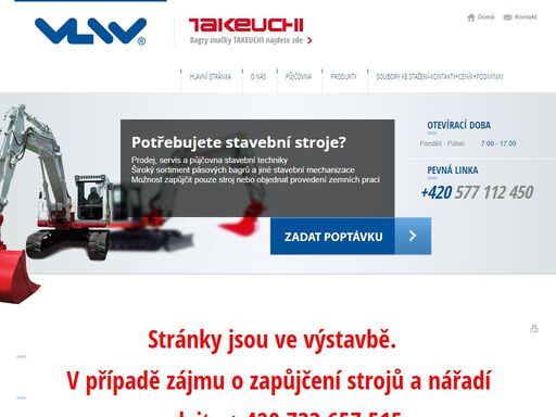 prodej, servis a půjčovna stavební techniky a mechanizace
