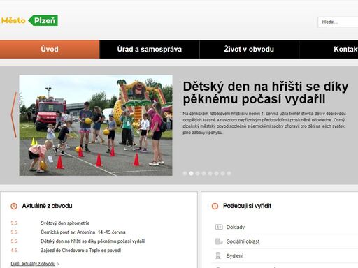 portál městského obvodu plzeň 8