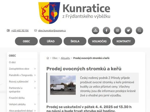 obec kunratice