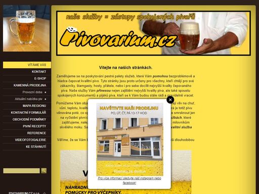 zaměřujeme se na poskytování pestré palety služeb, které vám pomohou bezproblémově a hladce čepovat kvalitní pivo. 
