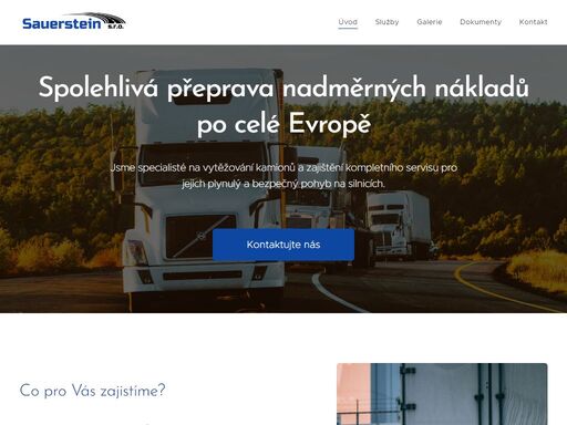 spolehlivá přeprava nadměrných nákladů po celé evropě