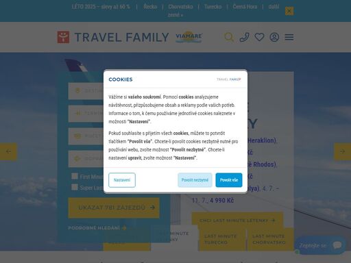 nejširší nabídku dovolené v řecku najdete u viamare. jsme součástí cestovní kanceláře travel family. vyberte si u nás dovolenou snů!