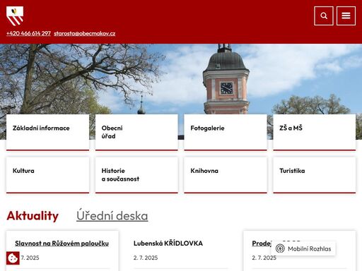 naše obec se rozkládá na úpatí českomoravské vrchoviny 10 km západně od litomyšle. leží v nadmořské výšce 430.