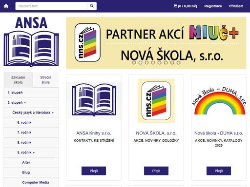 základní škola | 2. stupeň | český jazyk a literatura | 9. ročník | nová škola, s.r.o.