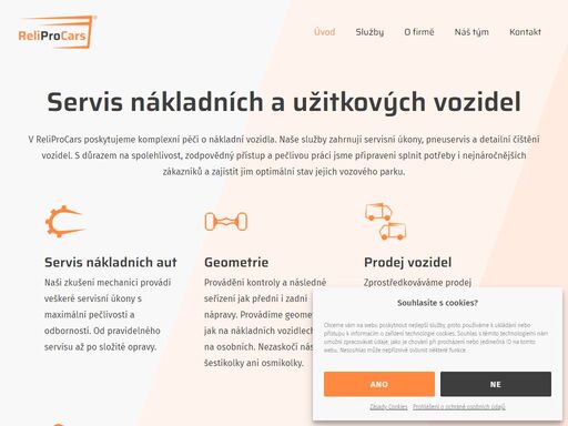 v reliprocars poskytujeme komplexní péči o nákladní vozidla. naše služby zahrnují servisní úkony, pneuservis a detailní čištění vozidel. s důrazem na
