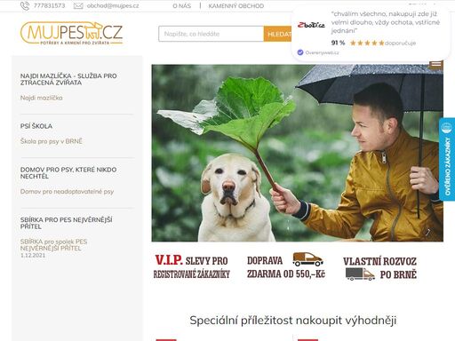 vybírejte se znalostí, krmte srdcem.. chcete se s námi více seznámit? na poli krmiv a chovatelských potřeb působíme již více než 20 let. jsme hrdou českou firmou. během této doby jsme poskytli výživu a uspokojili potřeby mnoha psů, koček, ptáků a drobných hlodavců. v naší nabídce naleznete i klinické diety pro psy,…