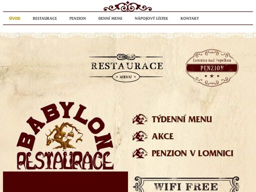 restaurace a penzion babylon vám poskytne příjemné prostředí jak hostům retaurace tak našim ubytovaným.