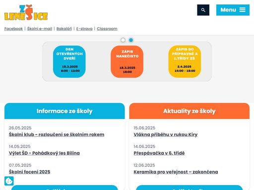 oficiální webová prezentace základní školy lenešice, okres louny. vítejte na našich stránkách.