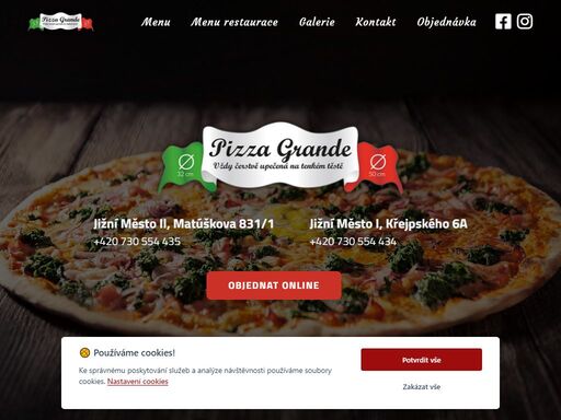 pizza grande, pizza grande jizni mesto, grande jizni mesto, grande pizza, pizza grande menu, pizza grande praha, pizza malesice, pizza rozvoz praha, pizza praha, pizza jizni mesto pizza grande zajišťuje rozvoz jídel. rozvoz jídla si můžete objednat jednoduše online nebo po telefonu.