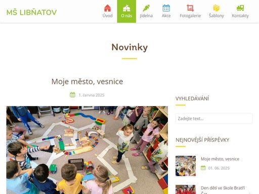 oficiální web mateřské školy, libňatov | č.p. 40, 542 36 libňatov