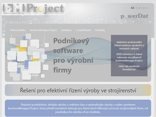 řešení evidence výrobních zakázek, servisních zakázek a stavebních zakázek - strojírenství, stavebnictví, automobily, dřevovýroba