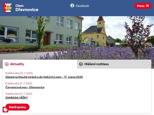 jsme v olomouckém kraji. k aktivnímu odpočinku slouží tzv. areál zdraví. k 1.1.2023 u nás žije 474 obyvatel. navštivte nás.