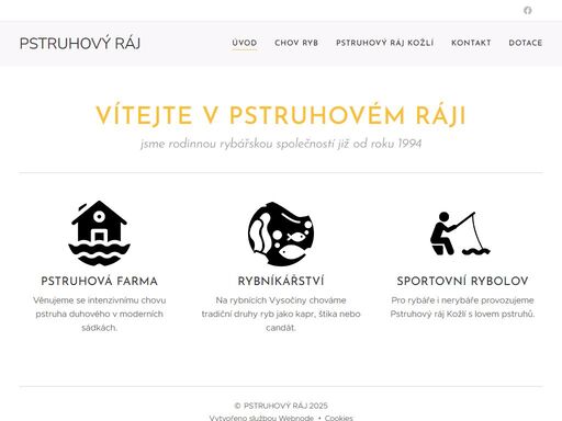 jsme rodinnou rybářskou společností již od roku 1994