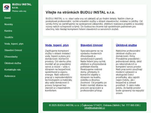 profesionální služby v oblasti stavebnictví, instalací a údržby. stavíme vaše sny od základů po finální detaily.