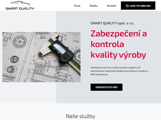 zabezpečení a kontrola kvality výroby