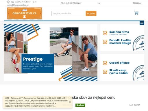 prestige. obuv za nejlepší cenu.. 