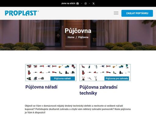 půjčovna nářadí půjčovna zahradní techniky objevil se vám v domácnosti nějaký drobný technický defekt a nechcete si veškeré nářadí kupovat? potřebujete zkulturnit zahradu a chybí vám některý zahradní pomocník? naše půjčovna je vám k dispozici!v sortimentu půjčovny nářadí najdete nejen bourací techniku, nástroje pro řezání a vrtání betonu značky milwaukee, hilti, aeg, diamantové stavební stolové