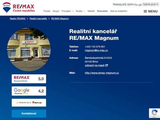 chcete prodat, koupit či pronajmout byt, dům nebo pozemek? spolehněte se na jedničku mezi realitkami. re/max je tu pro vás na více než 170 místech v celé čr.