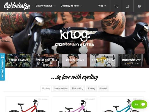 designové cyklo doplňky na kolo * příslušenství a doplňky pro gravel bike, mtb horské kolo, silniční kolo, dětské kolo  * brašny a vybavení pro bikepacking * designové držáky na kolo, kvalitní zámky na kola, světla a blatníky na kolo * tipy na dárky pro cyklisty