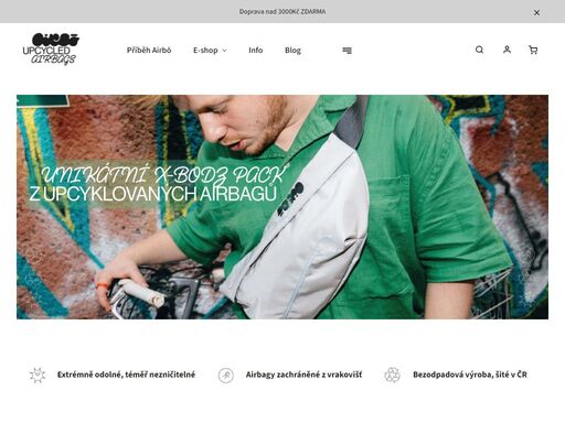airboŻ rˇesˇi´ ekologicky´ proble´m odpadu z vyrˇazeny´ch airbagu° ze stary´ch automobilu° ti´m, zˇe poskytuje udrzˇitelne´ rˇesˇeni´ pro vy´robu tasˇek a doplnˇku° s minima´lni´m ekologicky´m dopadem. spojujeme zbytkovy´ a deadstockovy´ materia´l: airbagy, zbytky lan, la´tky od vy´robce balonu°, popruhy a vyrˇazene´…
