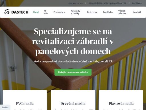 specializujeme se na revitalizaci zábradlí v panelových domech. madla pro panelové domy dodáváme, včetně montáže, po celé čr.