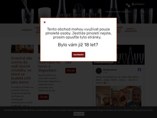 degustace vín, rumů, cognaců a ginů. vinařské kurzy, sommelierské kurzy, rumové a ginové kurzy.  prodej vína velkoobchodně i soukromě. vinotéka a winebar