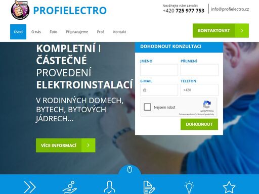 kompletní i částečné provedení elektroinstalací v rodinných domech, bytech, bytových jádrech,...