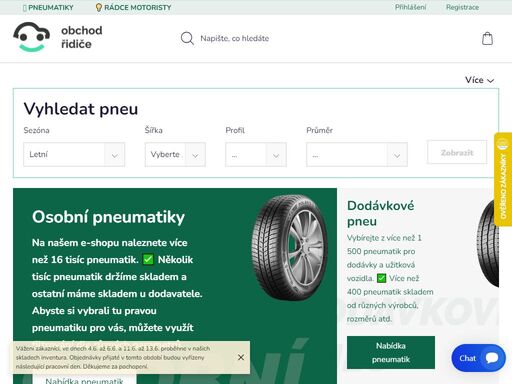 obchod řidiče nabízí kvalitní pneumatiky, které vám budou spolehlivě sloužit a díky kterým nebudete mít problém dojet na místo určení. ? symbolická cena dopravy je u nás samozřejmostí. ??