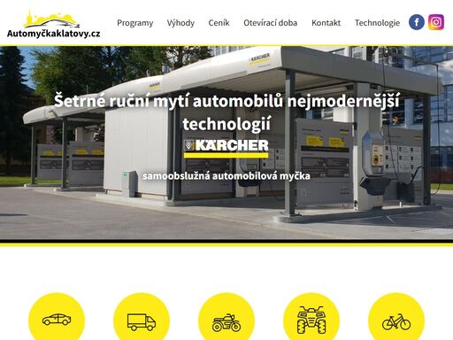 nová samoobslužná myčka v klatovech s technologií, která kombinuje vysokotlaké pistole a účinný pěnový čistič, vám zaručí brilantní výsledek.