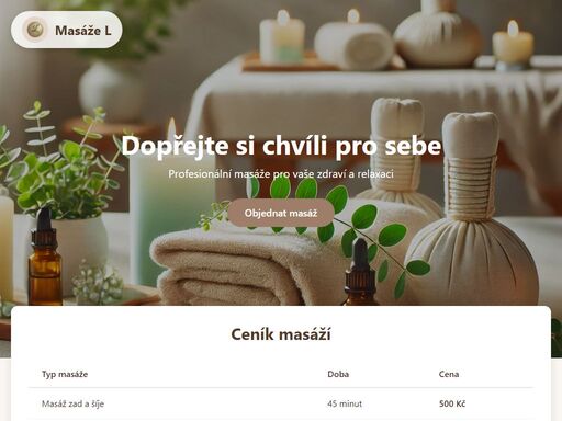 dopřejte si profesionální masáže v čáslavi – relaxační, sportovní, terapeutické i zdravotní masáže. objednejte se ještě dnes!