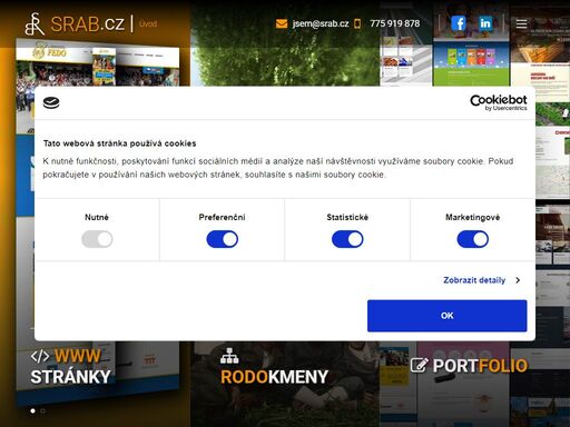 nabízím vytvoření profesionálních webových stránek a fotografií pro web i tisk. také se zabývám tvorbou rodokmenů. vše za přijatelné ceny. zjistěte více.