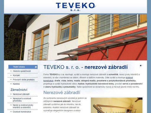 vyrábíme přístřešky, zábradlí, nerezové zábradlí, venkovní zábradlí, ocelové konstrukce, schodiště.