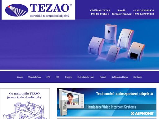tezao s.r.o. - technické zabezpečení objektů
