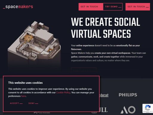 your online experience doesn’t need to be as emotionally flat as your flatscreen. space makers help you create your own virtual workspaces.