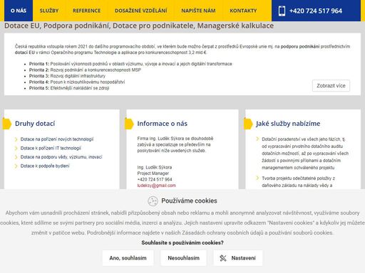dotace eu, podpora podnikání, dotace pro podnikatele, managerské kalkulace