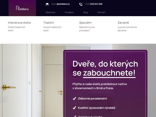 www.dvere-simbera.cz