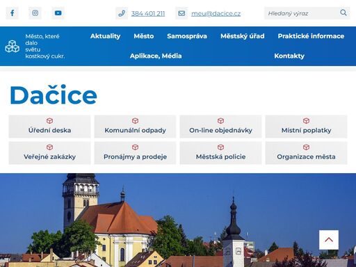 oficiální stránky města dačice