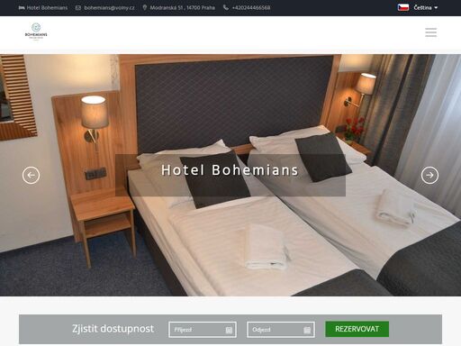 hotel-bohemians.cz