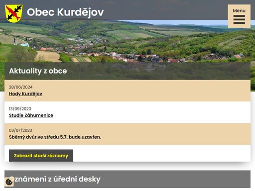www.obec-kurdejov.cz
