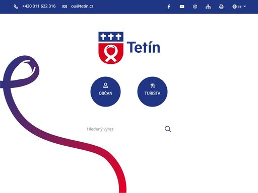 oficiální stránky obce tetín