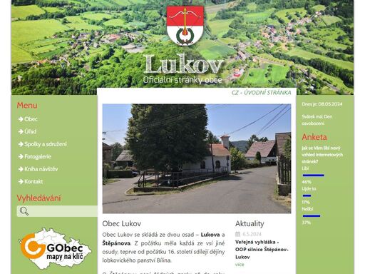 oficiální stránky obce lukov