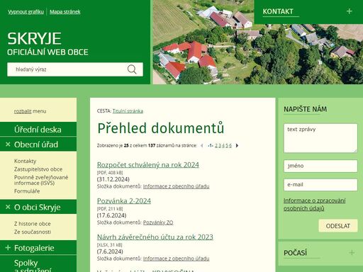 www.obec-skryje.cz
